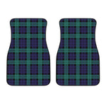 Black Watch Scottish Tartan Print Front Car Floor Mats