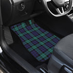 Black Watch Scottish Tartan Print Front Car Floor Mats