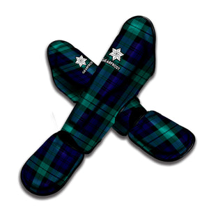 Black Watch Scottish Tartan Print Muay Thai Shin Guard