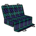 Black Watch Scottish Tartan Print Pet Car Back Seat Cover