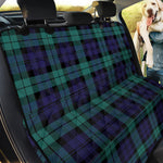 Black Watch Scottish Tartan Print Pet Car Back Seat Cover