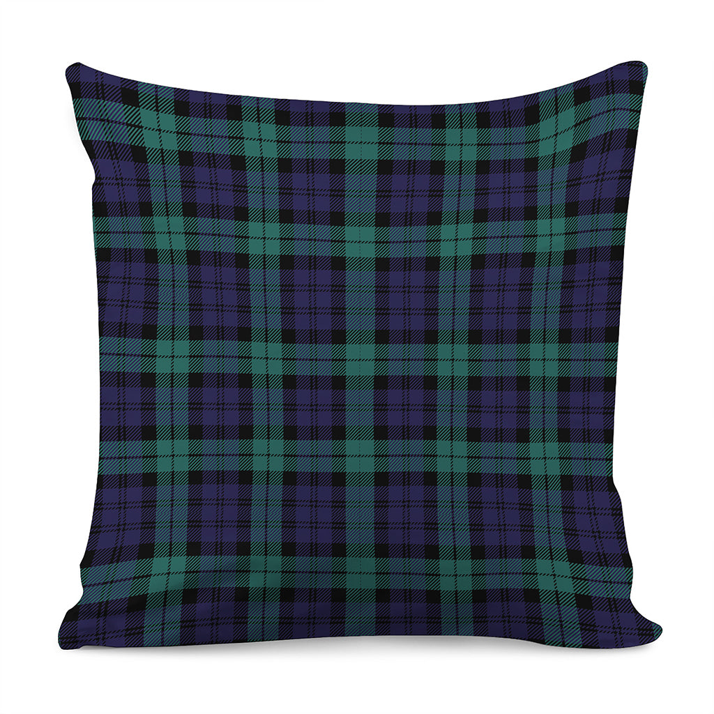 Black Watch Scottish Tartan Print Pillow Cover
