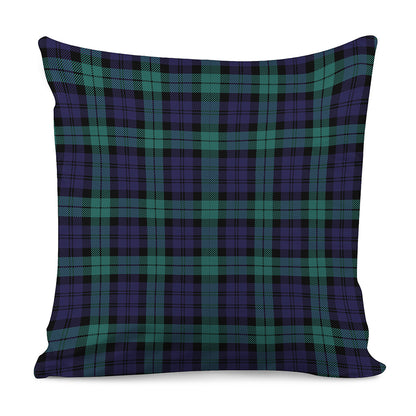 Black Watch Scottish Tartan Print Pillow Cover