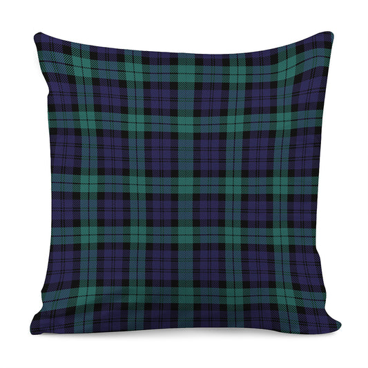 Black Watch Scottish Tartan Print Pillow Cover