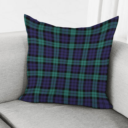 Black Watch Scottish Tartan Print Pillow Cover