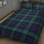 Black Watch Scottish Tartan Print Quilt Bed Set