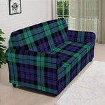 Black Watch Scottish Tartan Print Sofa Cover