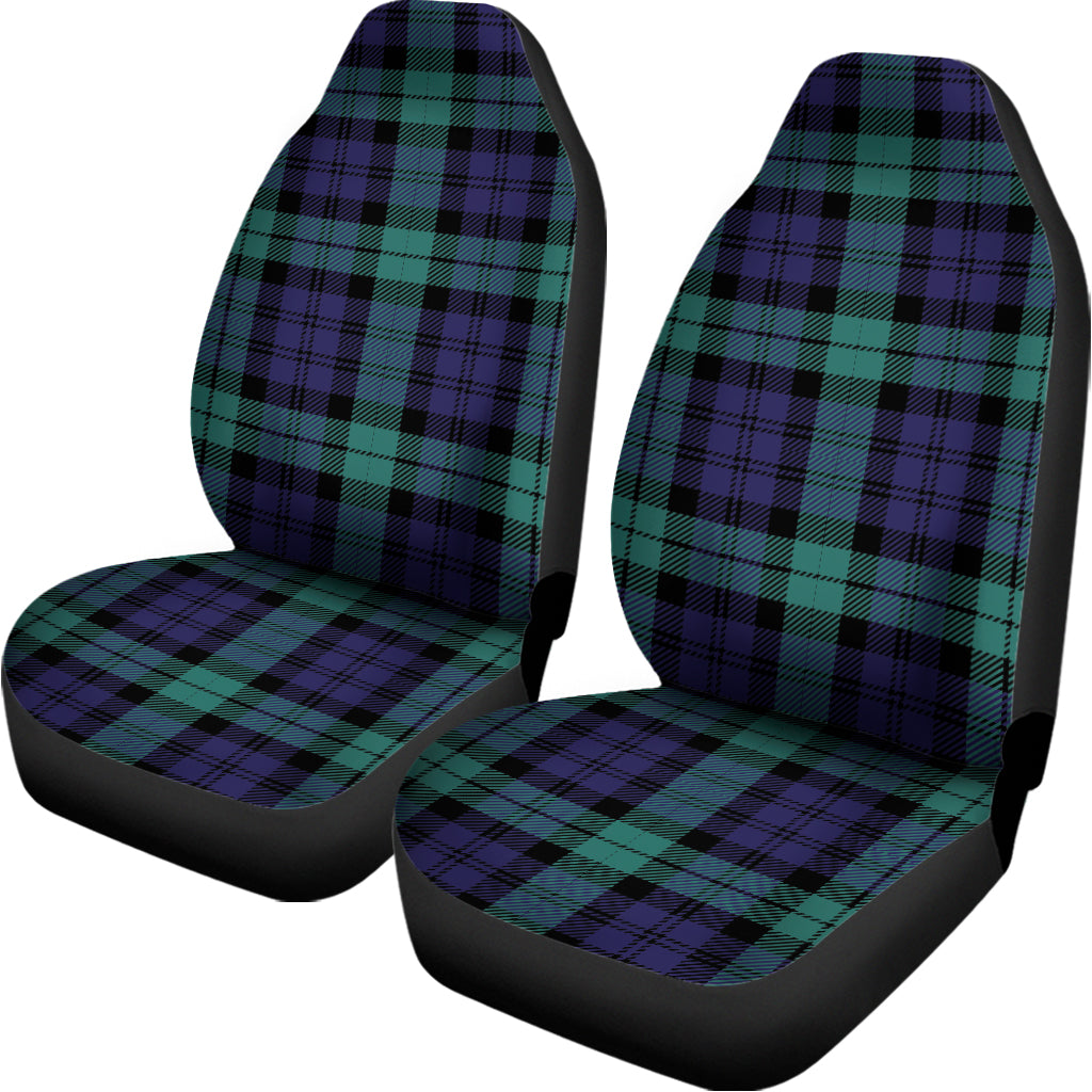 Black Watch Scottish Tartan Print Universal Fit Car Seat Covers