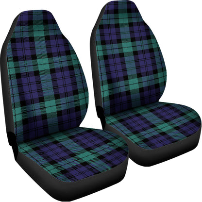 Black Watch Scottish Tartan Print Universal Fit Car Seat Covers