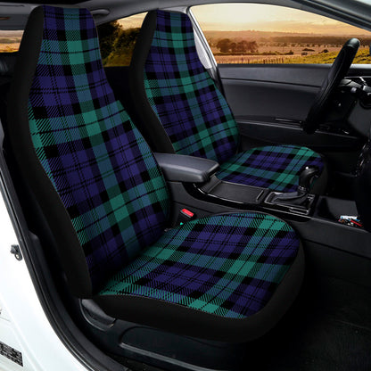 Black Watch Scottish Tartan Print Universal Fit Car Seat Covers