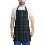 Black Watch Tartan Pattern Print Apron