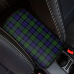 Black Watch Tartan Pattern Print Car Center Console Cover