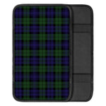 Black Watch Tartan Pattern Print Car Center Console Cover