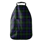 Black Watch Tartan Pattern Print Car Seat Organizers