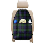 Black Watch Tartan Pattern Print Car Seat Organizers