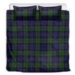 Black Watch Tartan Pattern Print Duvet Cover Bedding Set