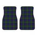 Black Watch Tartan Pattern Print Front Car Floor Mats