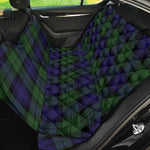 Black Watch Tartan Pattern Print Pet Car Back Seat Cover
