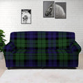 Black Watch Tartan Pattern Print Sofa Cover