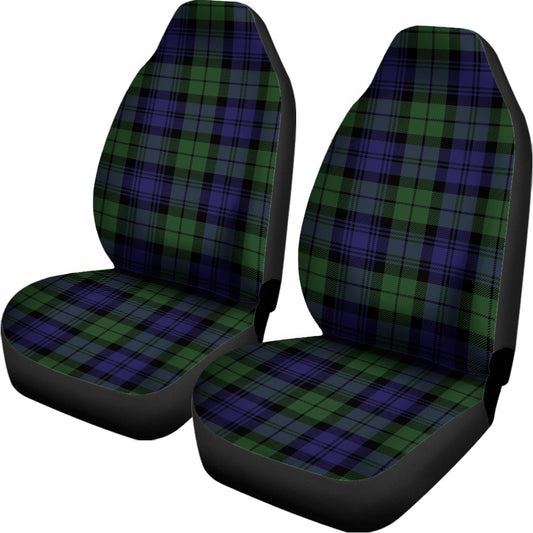 Black Watch Tartan Pattern Print Universal Fit Car Seat Covers