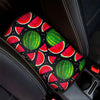 Black Watermelon Pieces Pattern Print Car Center Console Cover