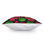 Black Watermelon Pieces Pattern Print Pillow Cover