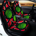 Black Watermelon Pieces Pattern Print Universal Fit Car Seat Covers
