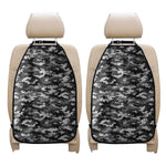 Black White And Grey Digital Camo Print Car Seat Organizers