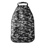 Black White And Grey Digital Camo Print Car Seat Organizers
