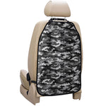 Black White And Grey Digital Camo Print Car Seat Organizers