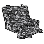 Black White And Grey Digital Camo Print Pet Car Back Seat Cover
