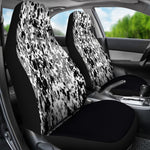 Black White Digital Camo Universal Fit Car Seat Covers GearFrost