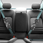 Black White Galaxy Outer Space Print Car Seat Belt Covers