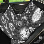 Black White Galaxy Outer Space Print Pet Car Back Seat Cover