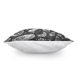 Black White Galaxy Outer Space Print Pillow Cover