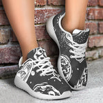 Black White Galaxy Outer Space Print Sport Shoes GearFrost