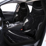 Black White Liquid Marble Print Universal Fit Car Seat Covers