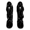 Black White Natural Marble Print Muay Thai Shin Guard