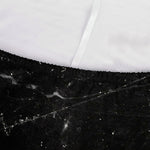 Black White Scratch Marble Print Sofa Cover