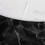 Black White Smoke Marble Print Sofa Cover