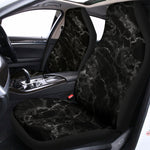 Black White Smoke Marble Print Universal Fit Car Seat Covers