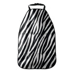 Black White Zebra Pattern Print Car Seat Organizers