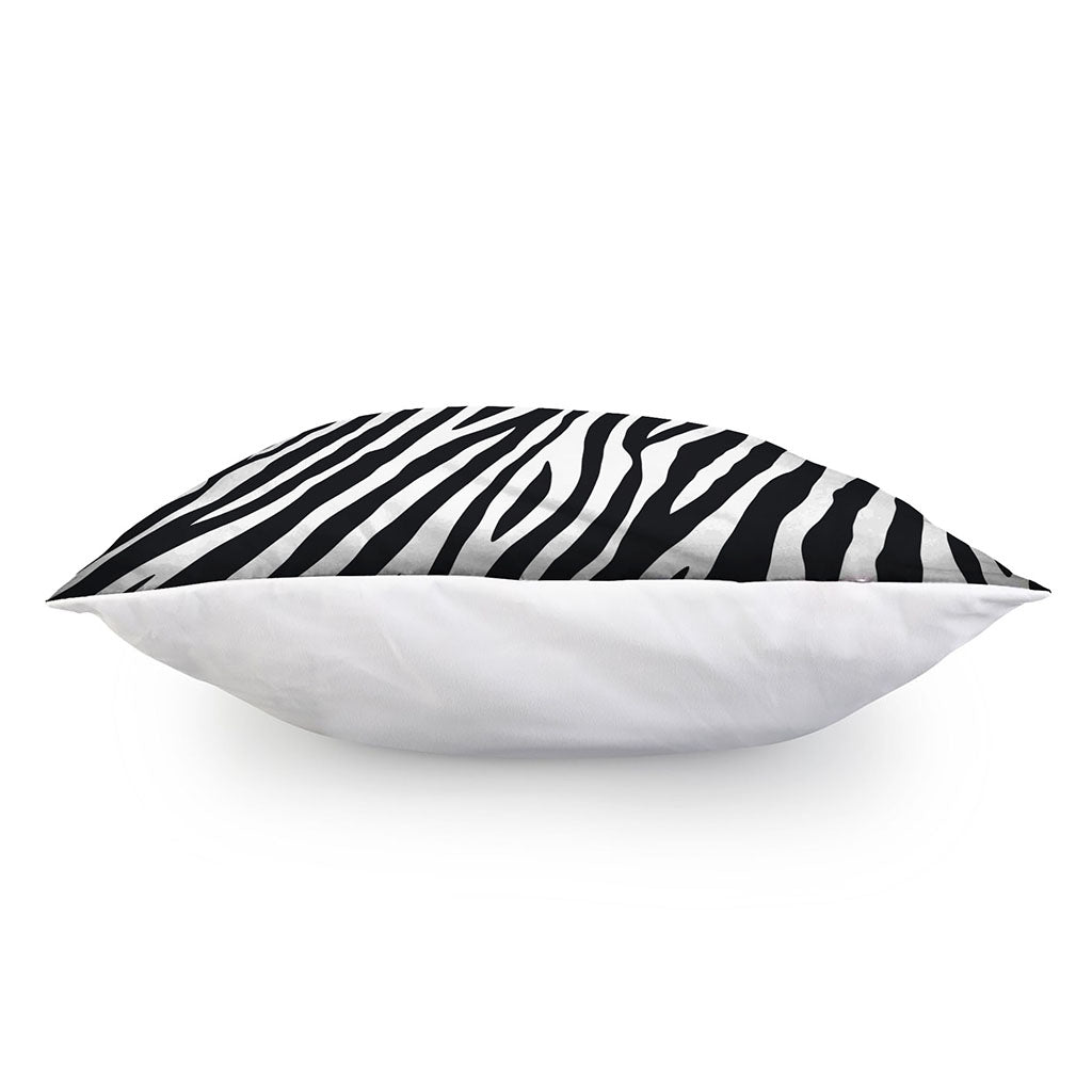 Black White Zebra Pattern Print Pillow Cover