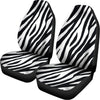 Black White Zebra Pattern Print Universal Fit Car Seat Covers