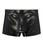 Black Wolf Portrait Print Men's Boxer Briefs