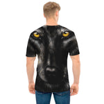 Black Wolf Portrait Print Men's T-Shirt