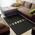 Blood Moon Lunar Phase Print Floor Mat