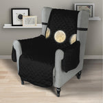 Blood Moon Lunar Phase Print Armchair Protector