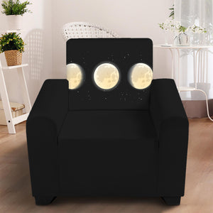 Blood Moon Lunar Phase Print Armchair Slipcover