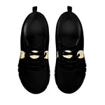 Blood Moon Lunar Phase Print Black Sneakers
